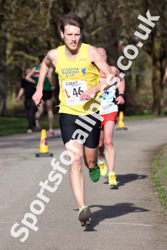 Mens Northern 12 Stage Road Relay, Stanley Park, Blackpool. Photo: David T. Hewitson/Sports for All Pics
